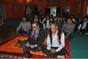 The Governor of Arunachal Pradesh Shri JP Rajkhowa paid obeisance at the Donyi Polo Central Gangging,  Pasighat in East Siang District on 2nd March 2016.